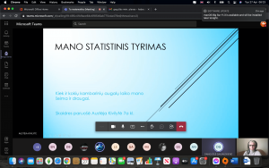 Integruota matematikos – IT pamoka „Mano statistinis tyrimas“ Integruota matematikos – IT pamoka „Mano statistinis tyrimas“