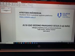 Dalyvavimas VGTU Ateities inžinerija pavasario sesijoje Dalyvavimas VGTU Ateities inžinerija pavasario sesijoje