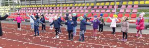 Priešmokyklinukai dalyvavo judumo dienoje Priešmokyklinukai dalyvavo judumo dienoje