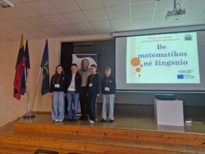 Mūsų penktokų sėkmė matematikos renginyje