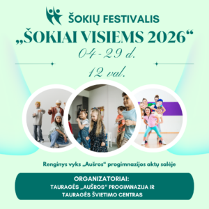 Šokių festivalis “Šokiai visiems 2026”