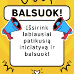 Yellow Illustrative Attention Poster