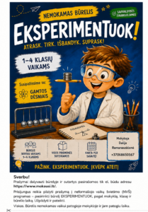 Būrelis „Eksperimentuok“